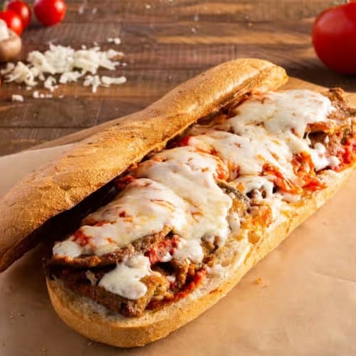Eggplant Parmigiana Sub.
