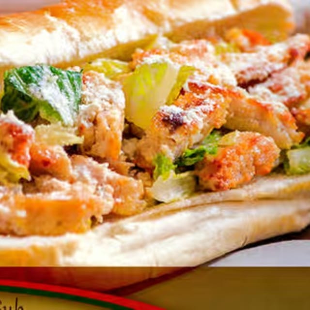 Chicken Caesar Sub.