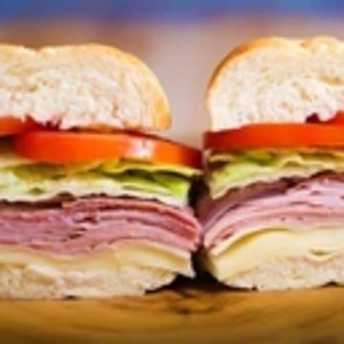 Italian Cold Cuts Submarine.