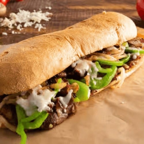 N.Y. Steak Sandwich Submarine.