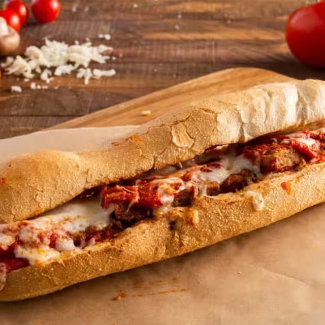Veal Parmigiana Submarine.