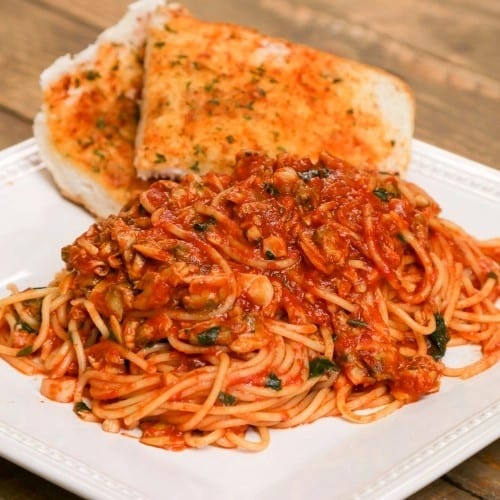 Linguini Clams Pasta.