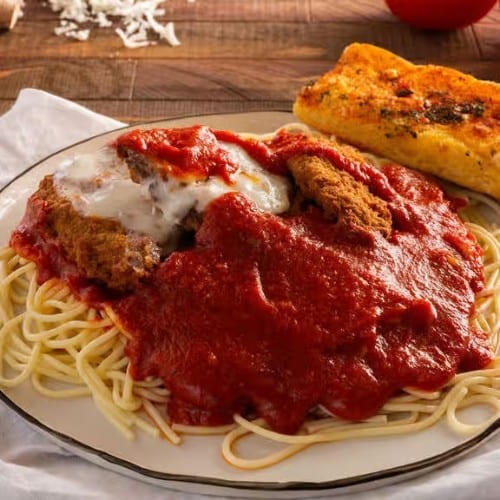 Veal Parmigiana Pasta.