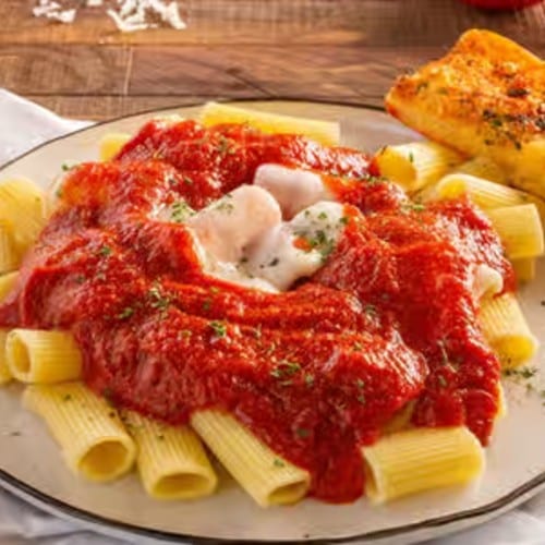Baked Rigatoni Pasta.