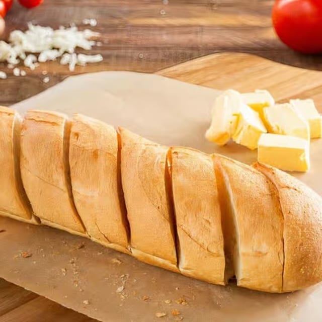 Loaf of Bread with Butter.