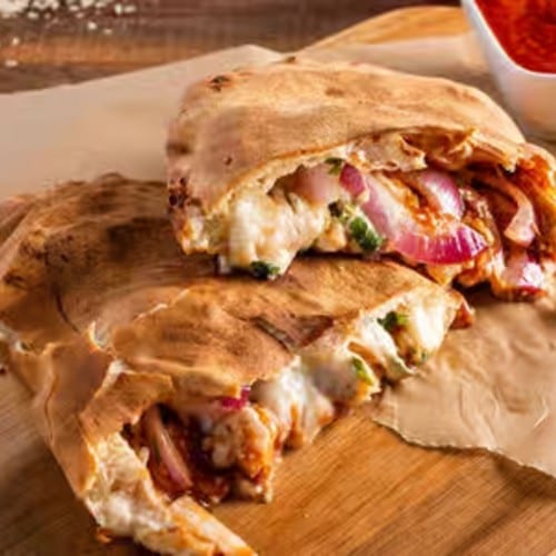 B.B.Q Chicken Calzone.