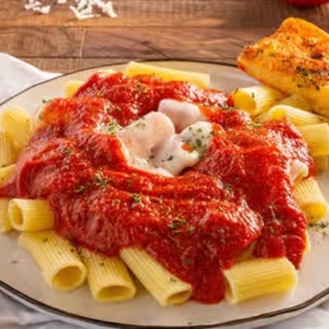 Baked Rigatoni Pasta.