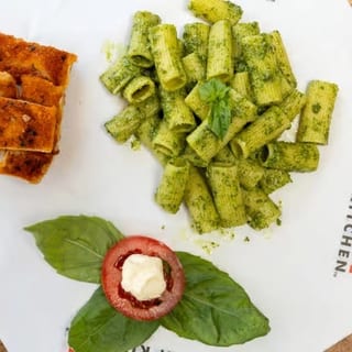 Buckets of Fun Pasta-Pesto