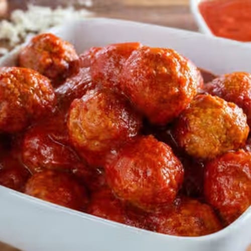 Bucket of Meatballs in Marinara Pasta (15 Pieces).