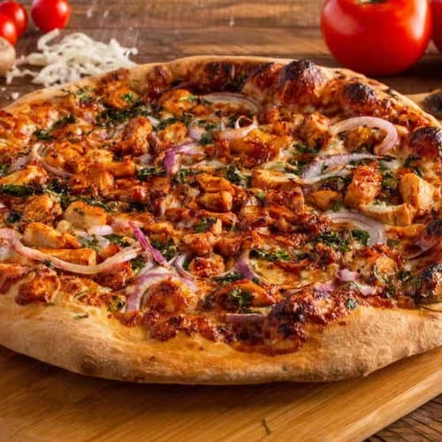 B.B.Q. Chicken Pizza.
