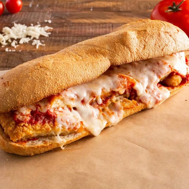 Chicken Parmigiana Sub.