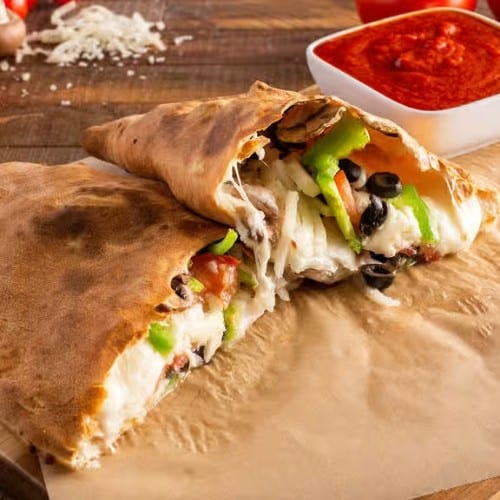 Veggie Calzone.