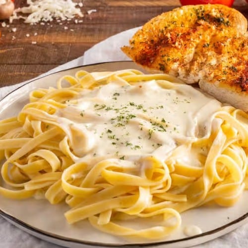 Alfredo Sauce Pasta.