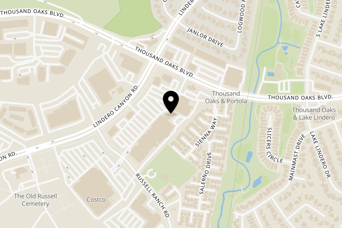 Map showing the location of Ameci Pizza & Pasta Agoura/Westlake Village on 5776 Lindero Cyn Rd in Westlake Village